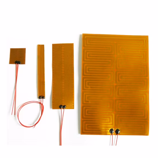 Custom 5V 12V 48V 220V 40W Industrial Flexible Thick Film Electric Polyimide Kapton Heater for Car Mirror