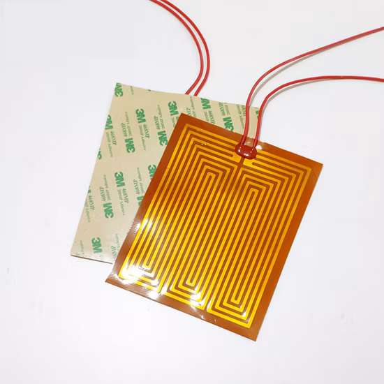 Custom 5V 12V 48V 220V 40W Industrial Flexible Thick Film Electric Polyimide Kapton Heater for Car Mirror