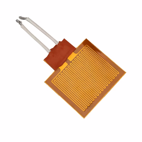 60V 100W Custom Kapton Flexible Film Heater Thick Foil Polyimide Adhesive Backside Heating Element