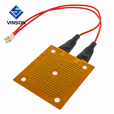 60V 100W Custom Kapton Flexible Film Heater Thick Foil Polyimide Adhesive Backside Heating Element