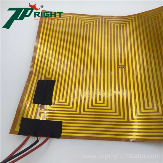250*250mm 24V 200W Flexible Polyimide Kapton Heater Thick Film Heating Element