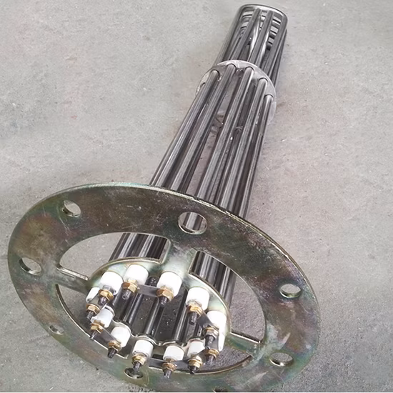 Electric Steam Boiler Flange Heating Element Stainless Steel Pipe Heater