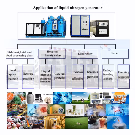 High Purity Small Volume 1L~100L/Hr Silent Energy Saving Laboratory Special Liquid Nitrogen Generator